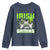 Funny Gamer St Patricks Day Youth Sweatshirt Irish I Was Gaming Video Games Lovers