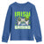 Funny Gamer St Patricks Day Youth Sweatshirt Irish I Was Gaming Video Games Lovers
