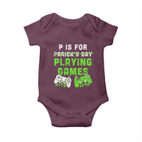 Video Game Controller Irish Gamer Boys St Patricks Day Baby Onesie