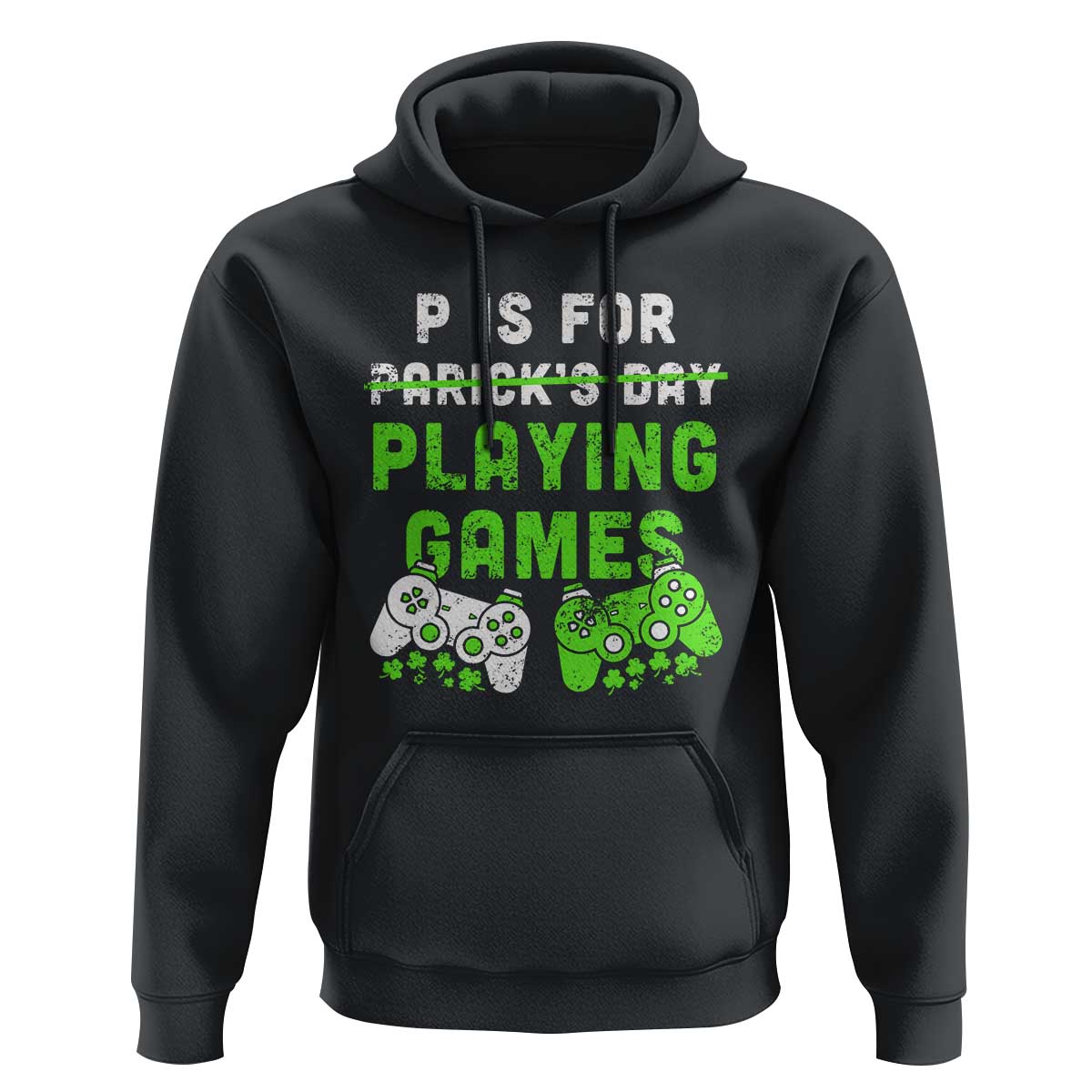 Video Game Controller Irish Gamer Boys St Patricks Day Hoodie