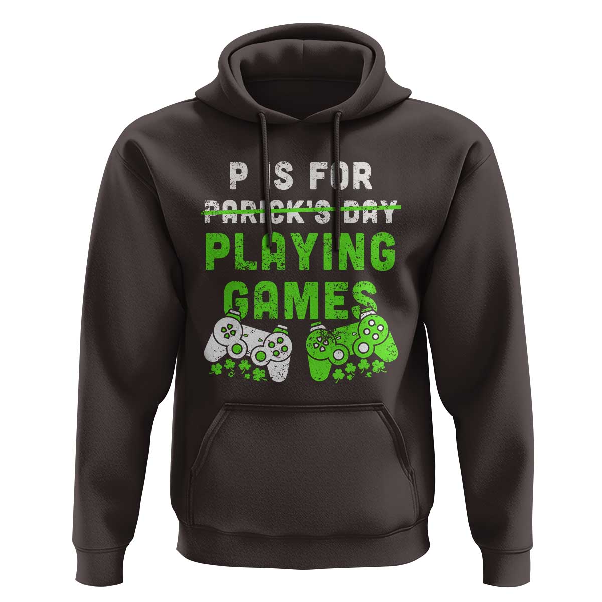Video Game Controller Irish Gamer Boys St Patricks Day Hoodie
