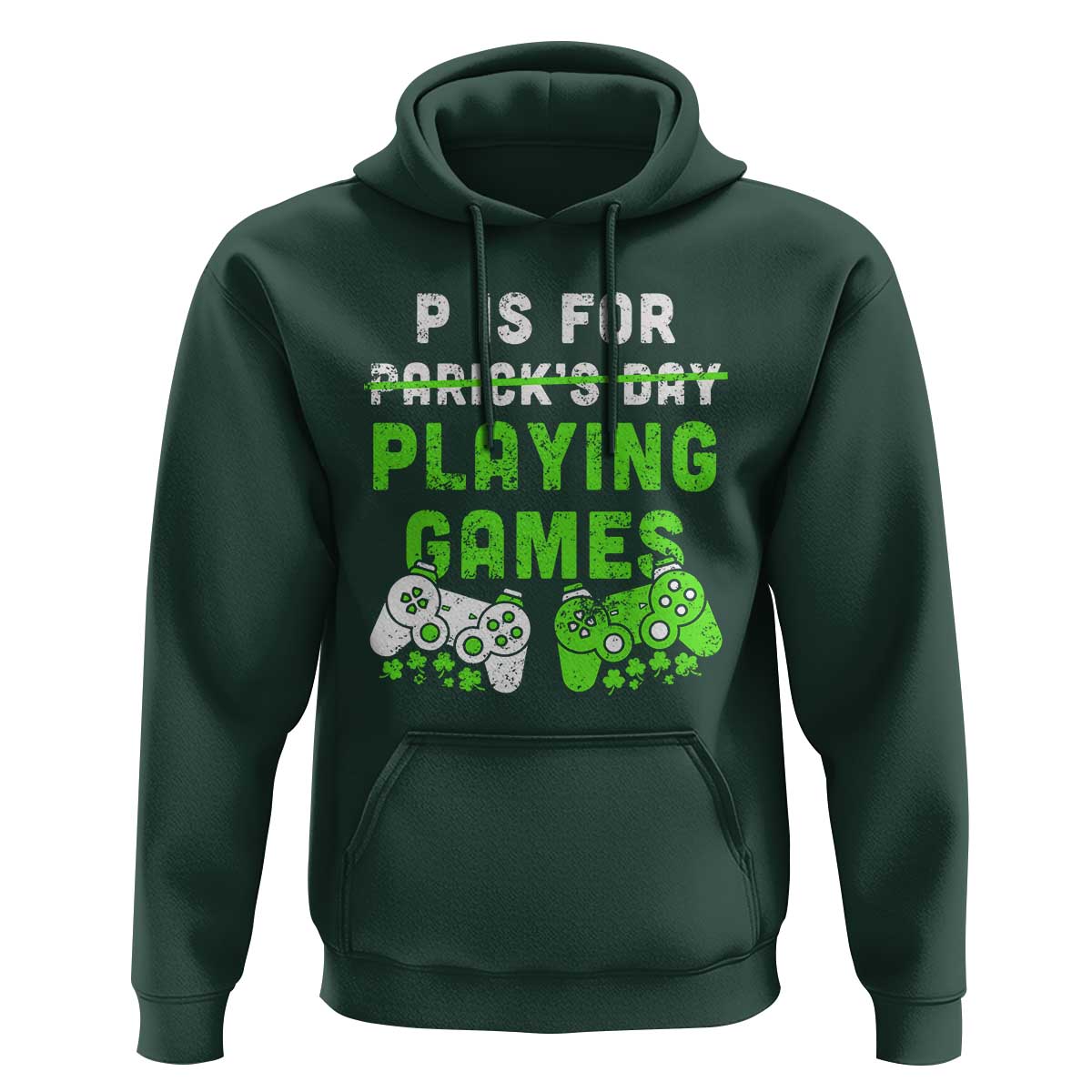 Video Game Controller Irish Gamer Boys St Patricks Day Hoodie