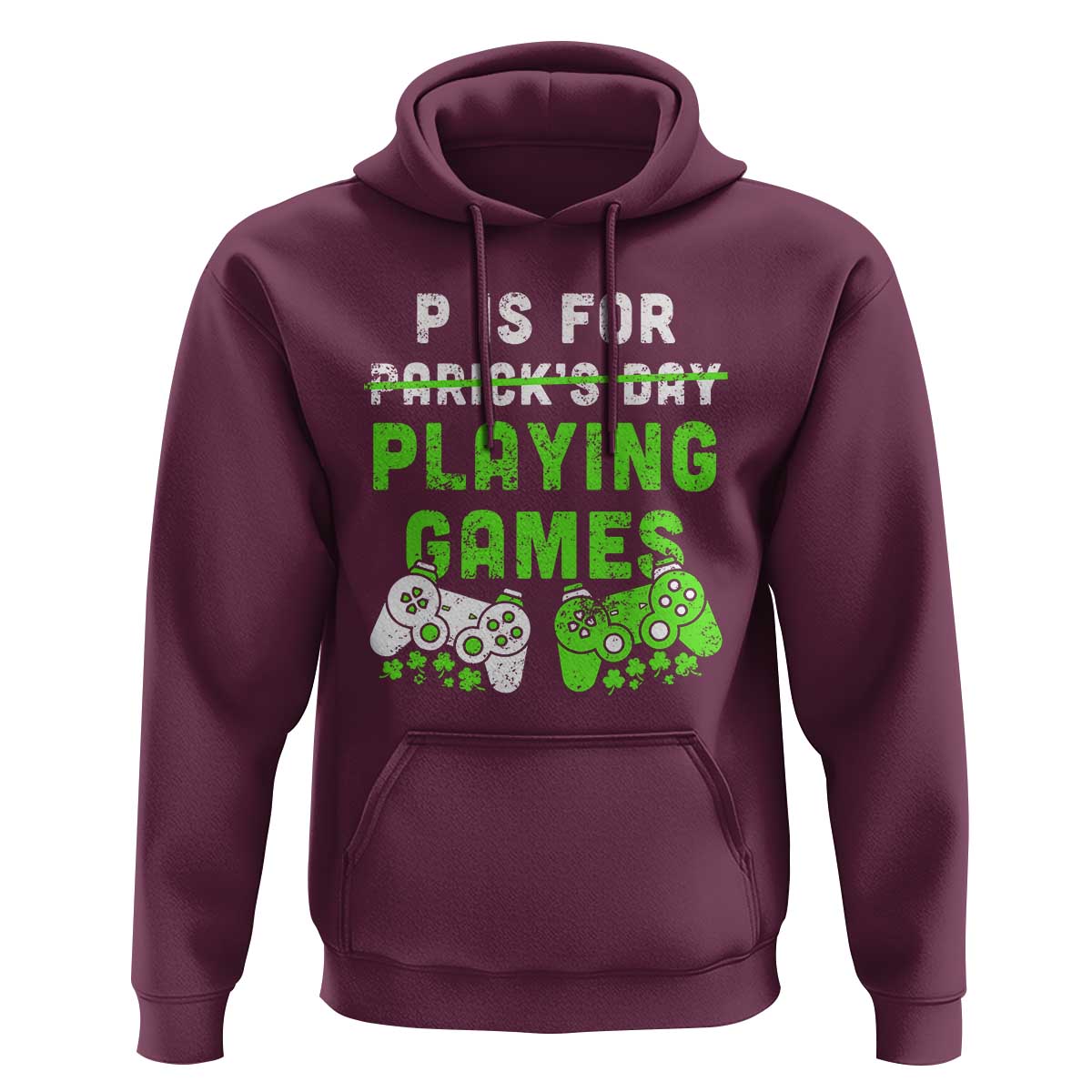 Video Game Controller Irish Gamer Boys St Patricks Day Hoodie