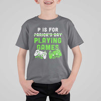 Video Game Controller Irish Gamer Boys St Patricks Day T Shirt For Kid