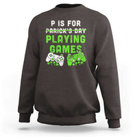 Video Game Controller Irish Gamer Boys St Patricks Day Sweatshirt