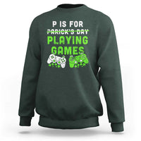 Video Game Controller Irish Gamer Boys St Patricks Day Sweatshirt