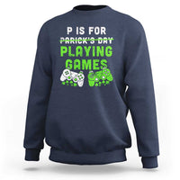 Video Game Controller Irish Gamer Boys St Patricks Day Sweatshirt