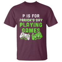 Video Game Controller Irish Gamer Boys St Patricks Day T Shirt