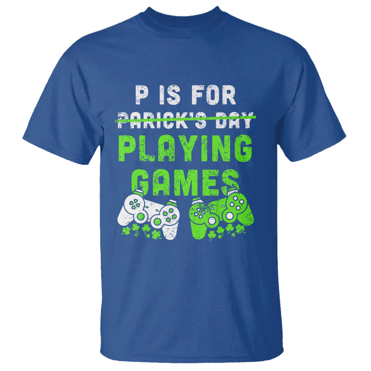 Video Game Controller Irish Gamer Boys St Patricks Day T Shirt