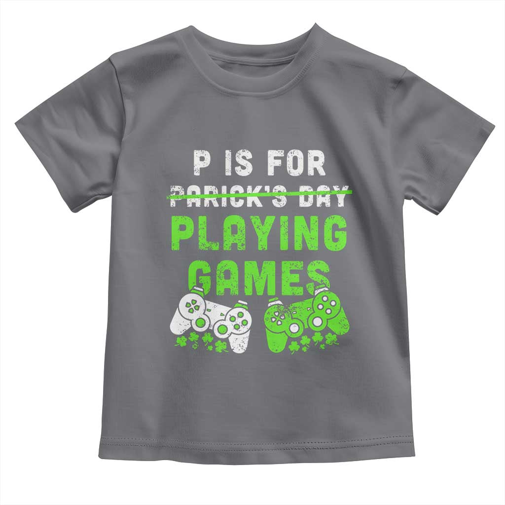 Video Game Controller Irish Gamer Boys St Patricks Day Toddler T Shirt