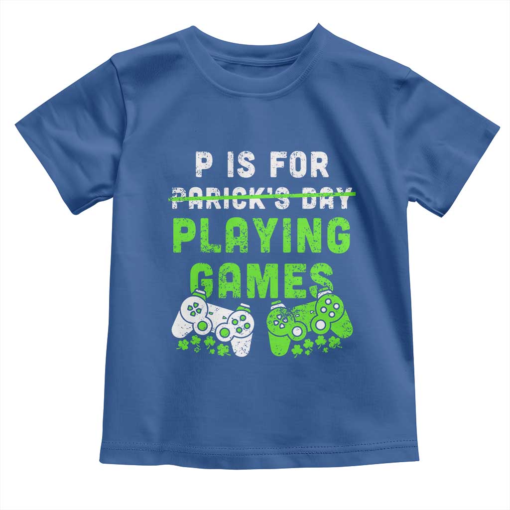 Video Game Controller Irish Gamer Boys St Patricks Day Toddler T Shirt