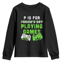 Video Game Controller Irish Gamer Boys St Patricks Day Youth Sweatshirt