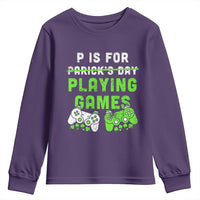 Video Game Controller Irish Gamer Boys St Patricks Day Youth Sweatshirt