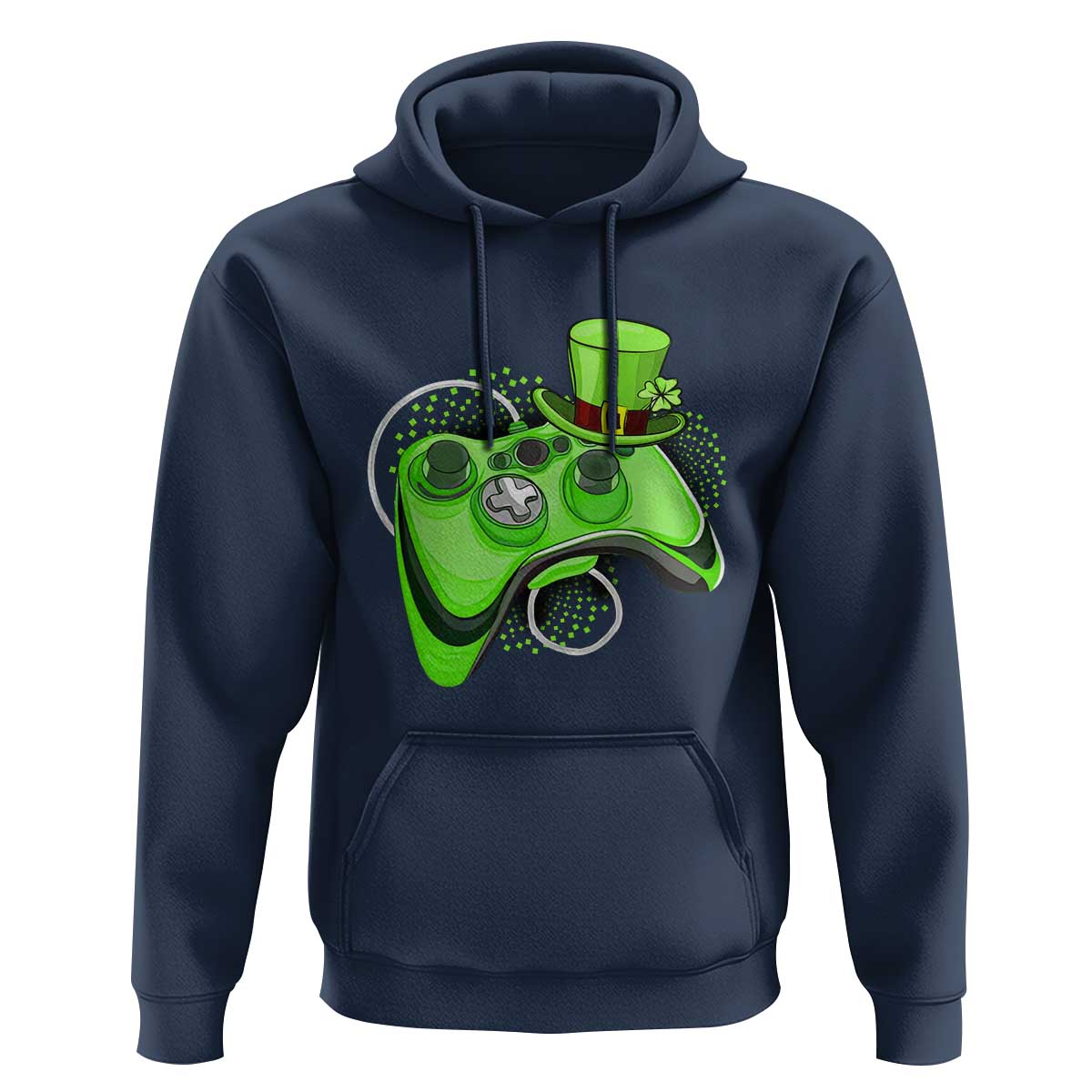 Irish Video Game Controller St Patrick Day Gamer Hoodie