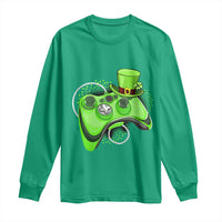 Irish Video Game Controller St Patrick Day Gamer Long Sleeve Shirt
