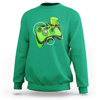 Irish Video Game Controller St Patrick Day Gamer Sweatshirt
