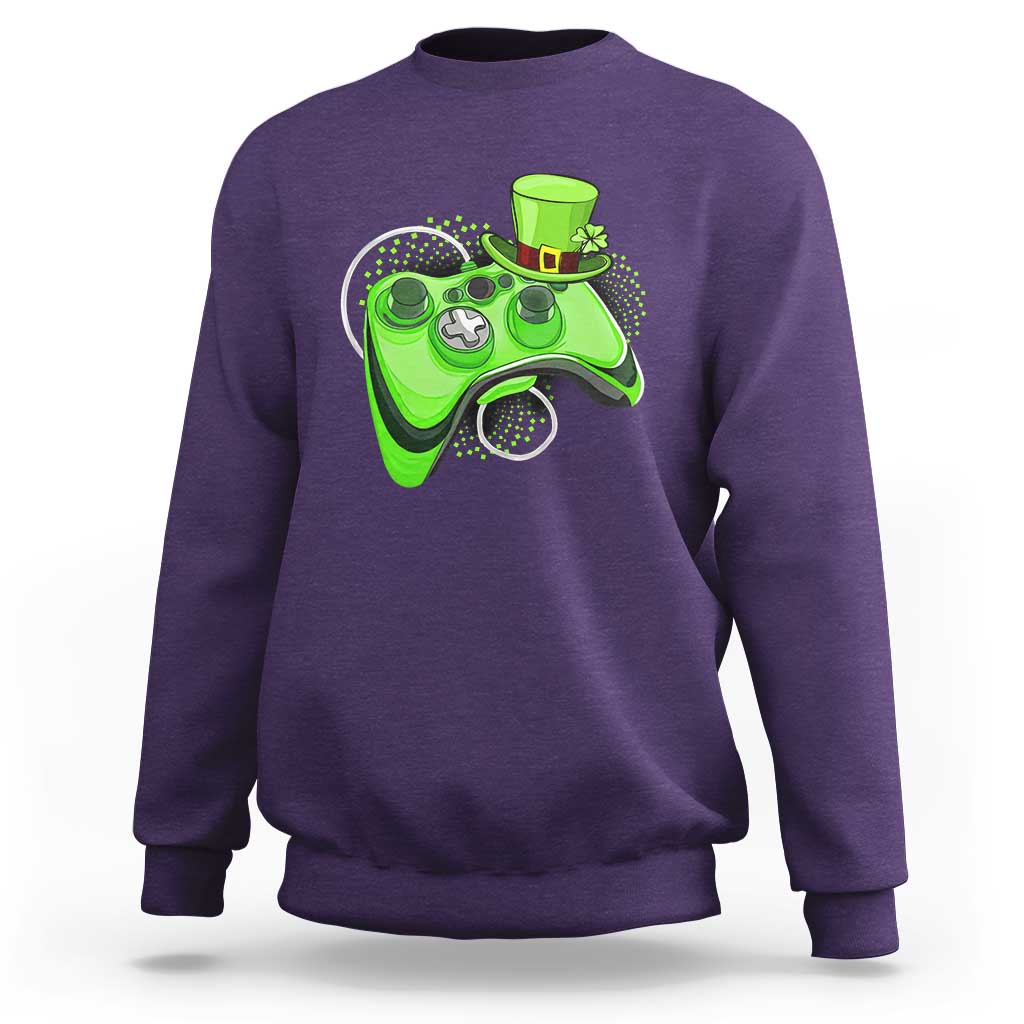 Irish Video Game Controller St Patrick Day Gamer Sweatshirt
