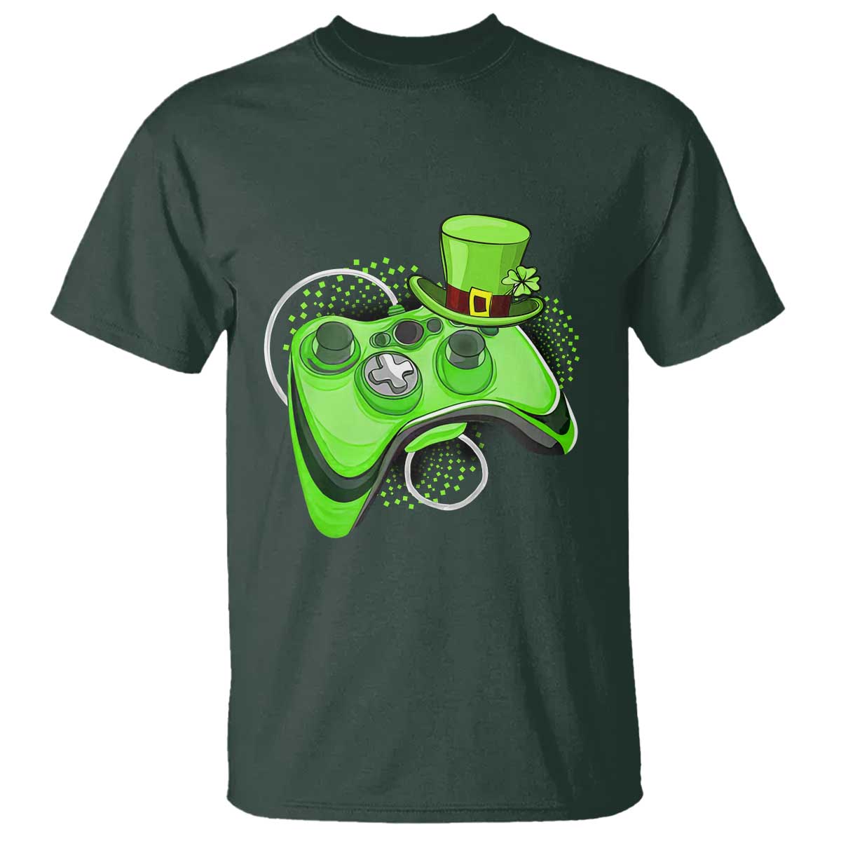 Irish Video Game Controller St Patrick Day Gamer T Shirt