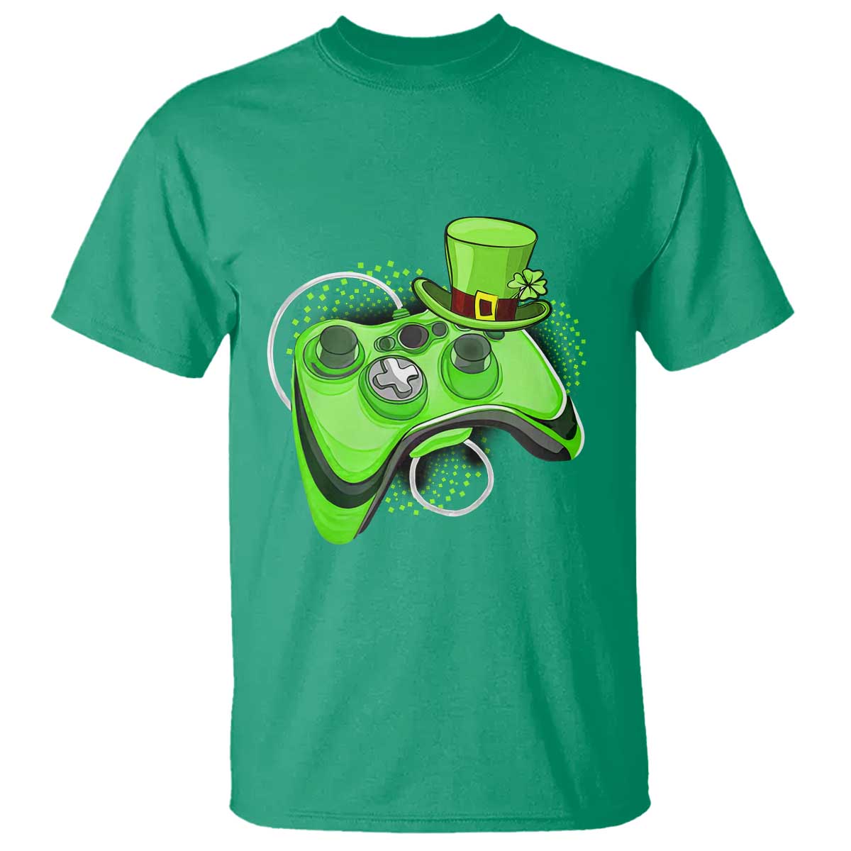 Irish Video Game Controller St Patrick Day Gamer T Shirt