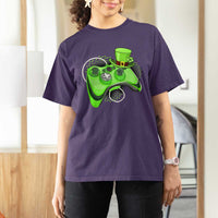 Irish Video Game Controller St Patrick Day Gamer T Shirt For Women