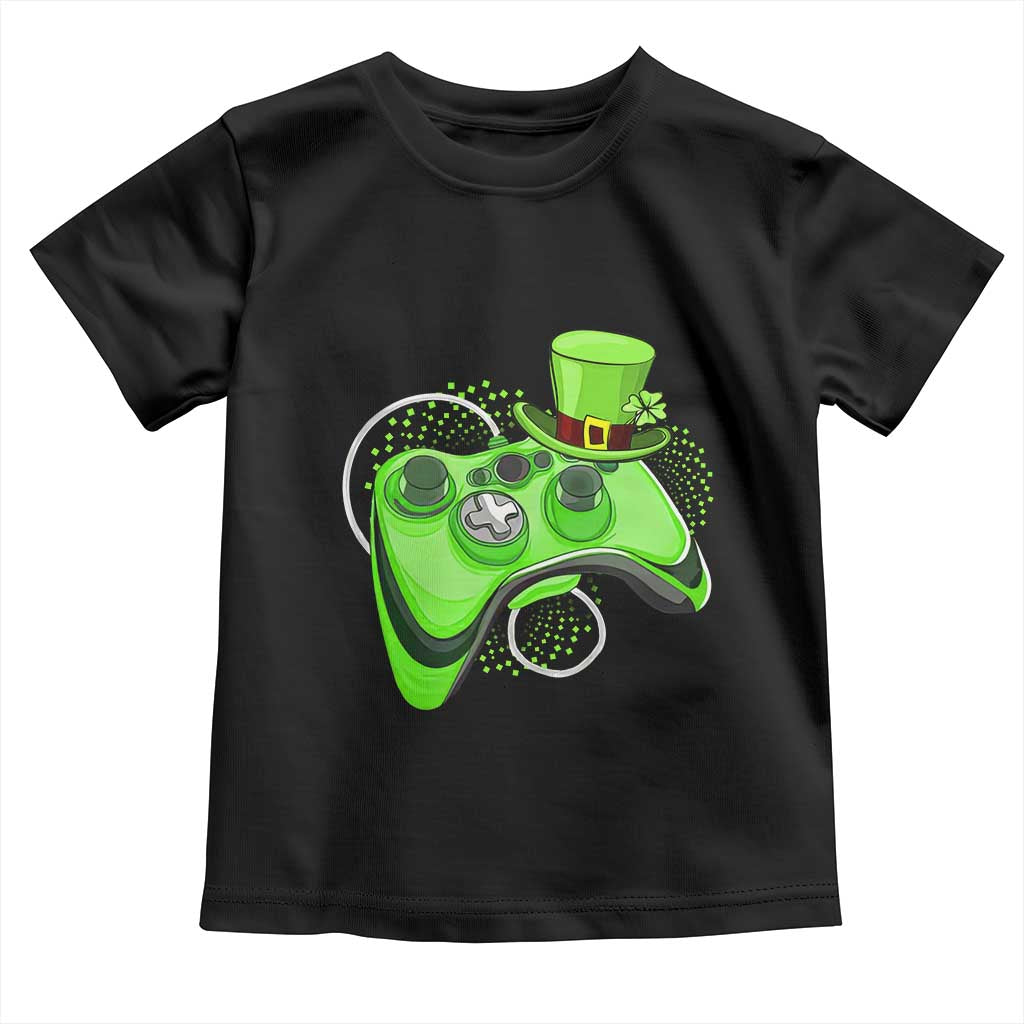 Irish Video Game Controller St Patrick Day Gamer Toddler T Shirt