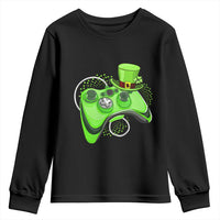 Irish Video Game Controller St Patrick Day Gamer Youth Sweatshirt
