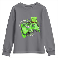 Irish Video Game Controller St Patrick Day Gamer Youth Sweatshirt