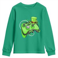 Irish Video Game Controller St Patrick Day Gamer Youth Sweatshirt