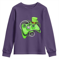 Irish Video Game Controller St Patrick Day Gamer Youth Sweatshirt