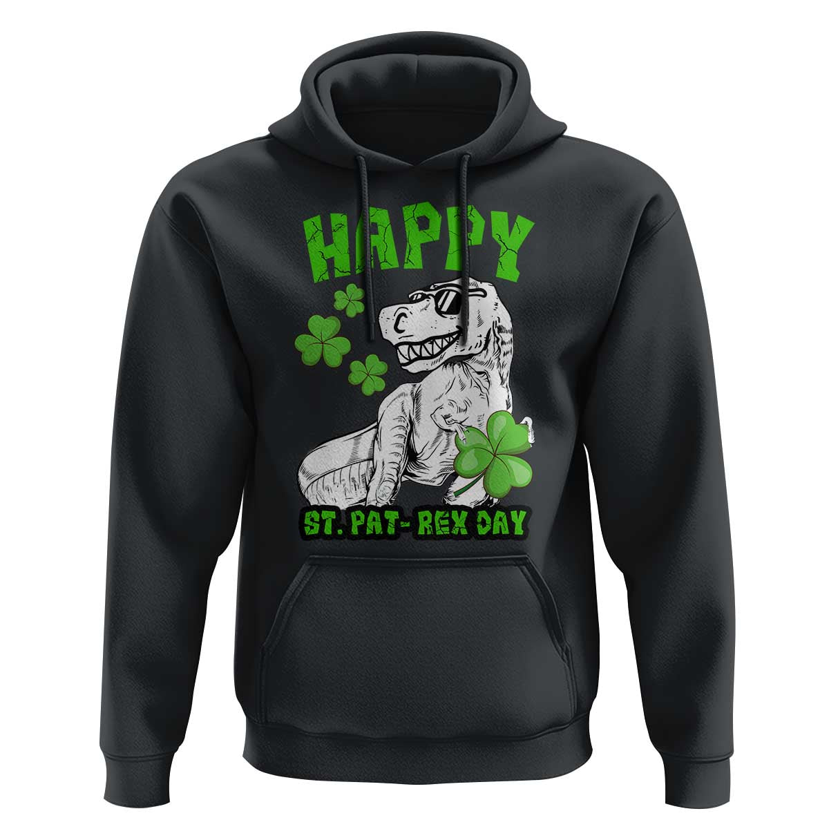 Dinosaur St Patricks Day Hoodie Irish Boy School Toddler