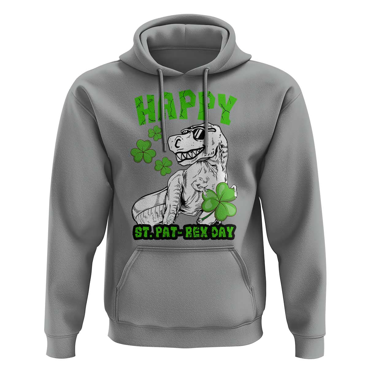 Dinosaur St Patricks Day Hoodie Irish Boy School Toddler