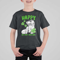 Dinosaur St Patricks Day T Shirt For Kid Irish Boy School Toddler