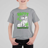 Dinosaur St Patricks Day T Shirt For Kid Irish Boy School Toddler