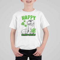 Dinosaur St Patricks Day T Shirt For Kid Irish Boy School Toddler