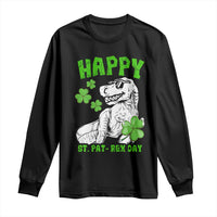 Dinosaur St Patricks Day Long Sleeve Shirt Irish Boy School Toddler