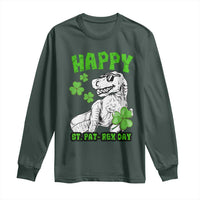 Dinosaur St Patricks Day Long Sleeve Shirt Irish Boy School Toddler