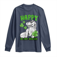 Dinosaur St Patricks Day Long Sleeve Shirt Irish Boy School Toddler