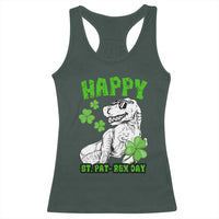 Dinosaur St Patricks Day Racerback Tank Top Irish Boy School Toddler