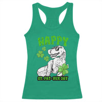 Dinosaur St Patricks Day Racerback Tank Top Irish Boy School Toddler