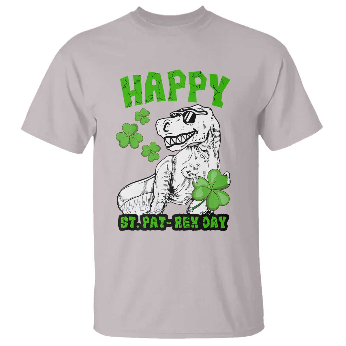 Dinosaur St Patricks Day T Shirt Irish Boy School Toddler