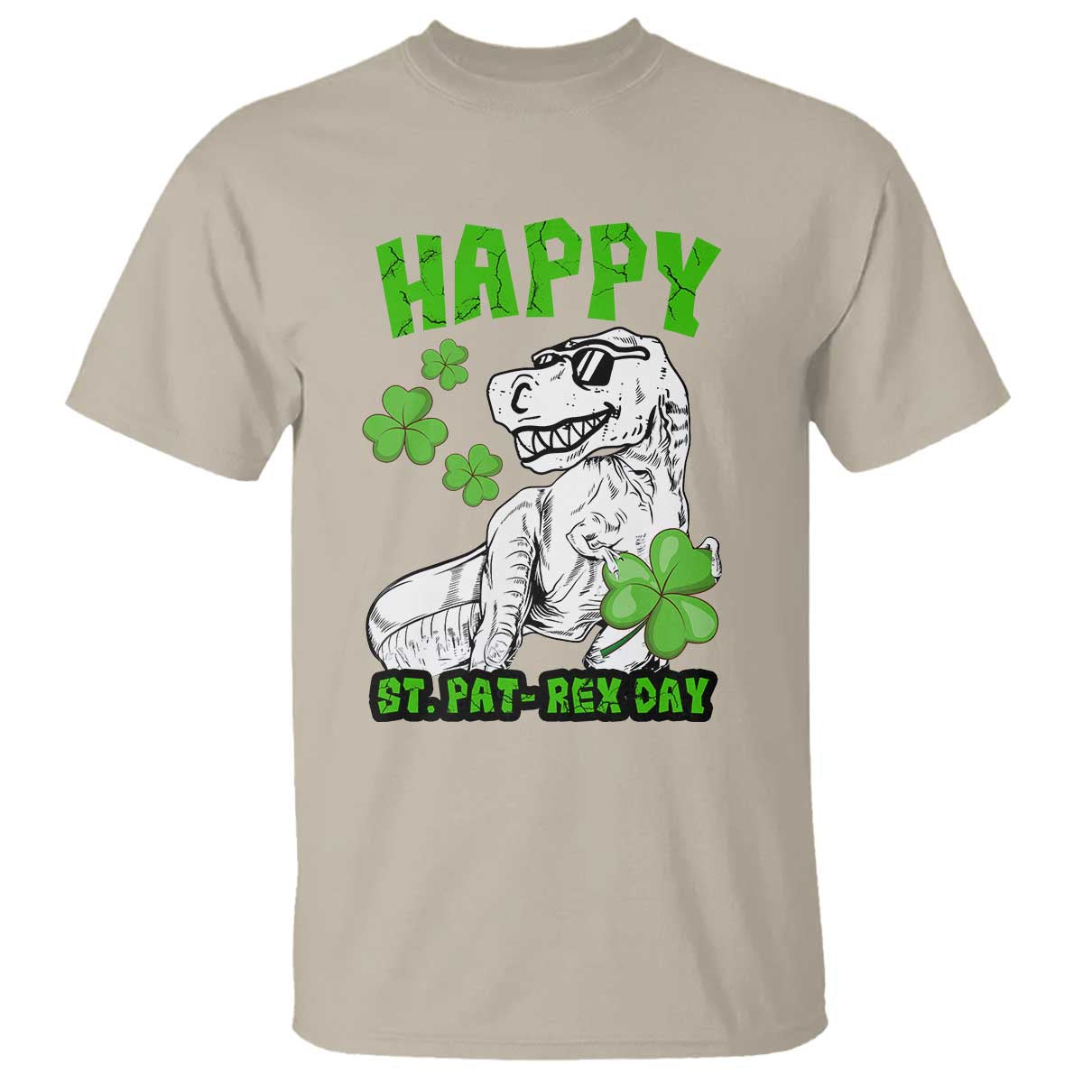 Dinosaur St Patricks Day T Shirt Irish Boy School Toddler
