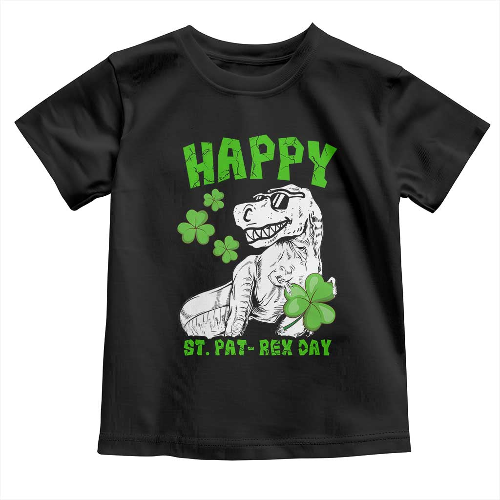 Dinosaur St Patricks Day Toddler T Shirt Irish Boy School Toddler