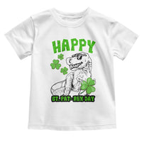Dinosaur St Patricks Day Toddler T Shirt Irish Boy School Toddler