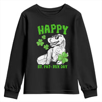Dinosaur St Patricks Day Youth Sweatshirt Irish Boy School Toddler