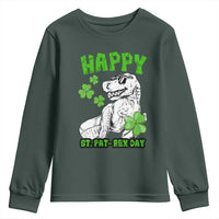 Dinosaur St Patricks Day Youth Sweatshirt Irish Boy School Toddler