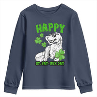 Dinosaur St Patricks Day Youth Sweatshirt Irish Boy School Toddler