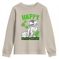 Dinosaur St Patricks Day Youth Sweatshirt Irish Boy School Toddler