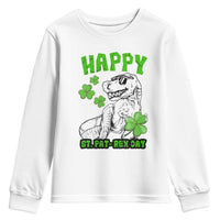 Dinosaur St Patricks Day Youth Sweatshirt Irish Boy School Toddler