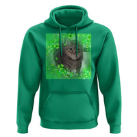 Funny Cat Meme St Patricks Day Hoodie Lucky Shamrock Goofy Ahh Cat