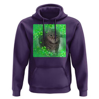Funny Cat Meme St Patricks Day Hoodie Lucky Shamrock Goofy Ahh Cat